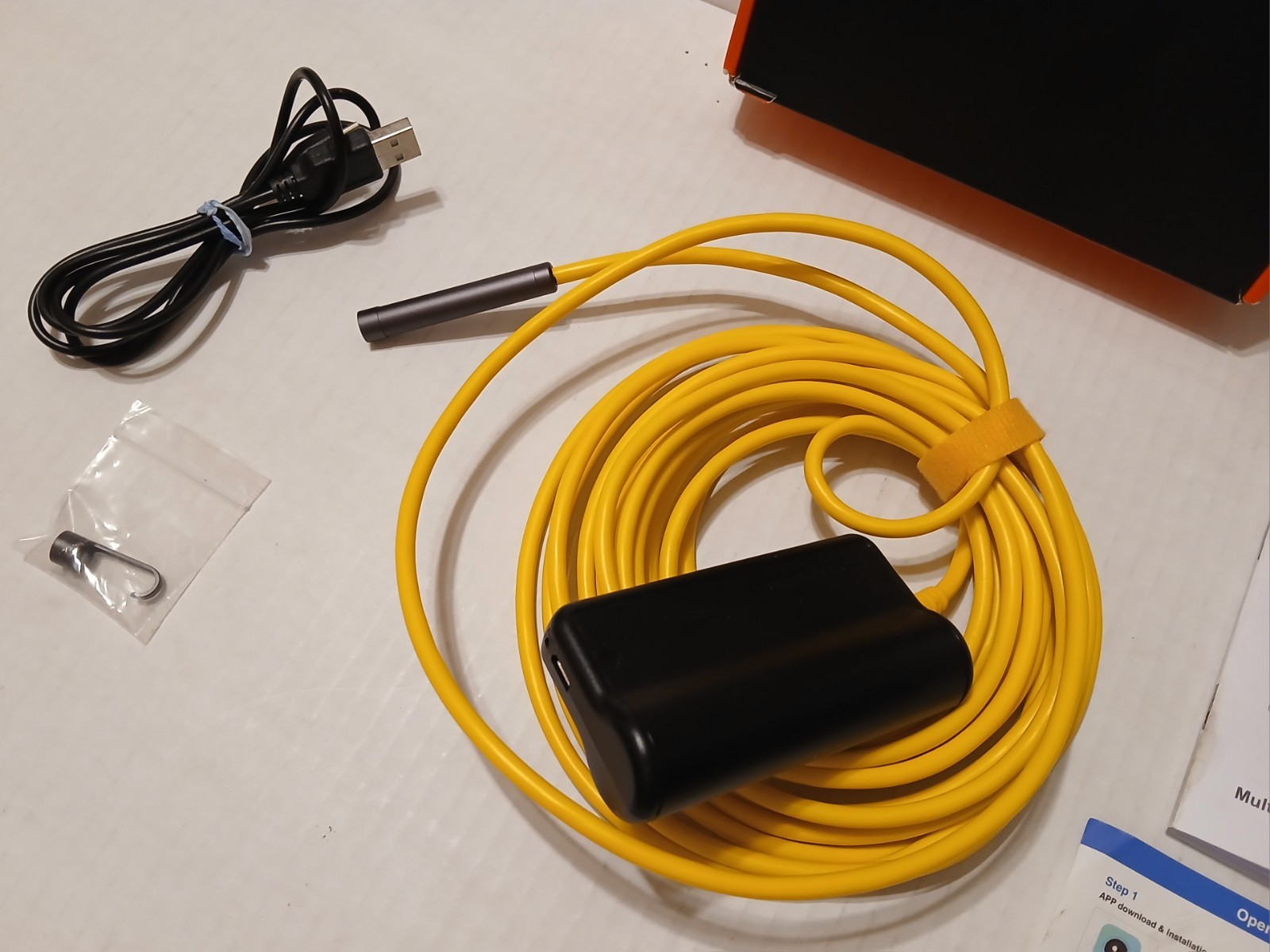 DEPSTECH Wireless Endoscope Semi-Rigid HD Inspection Camera Borescope