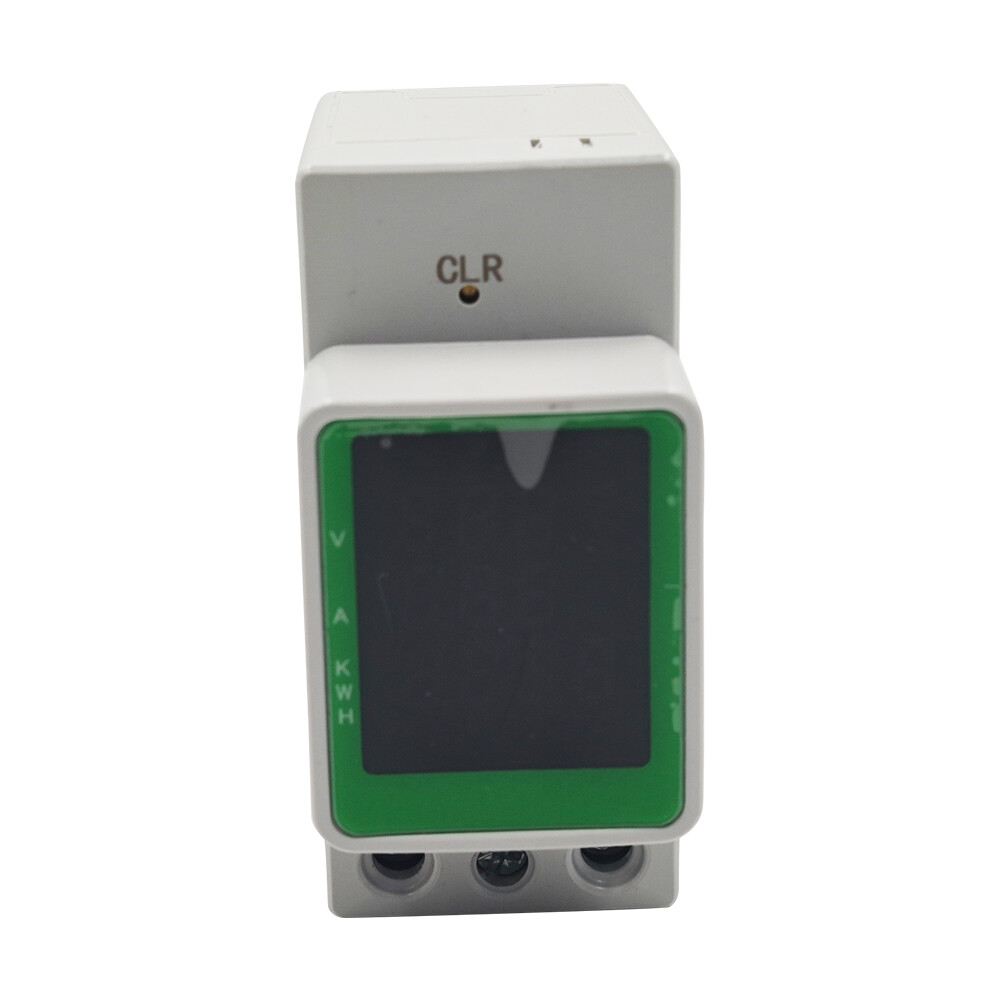 Electric Power Meter Monitor Watt Power KWH Din Rail AC 110V 220V 100A Voltmeter