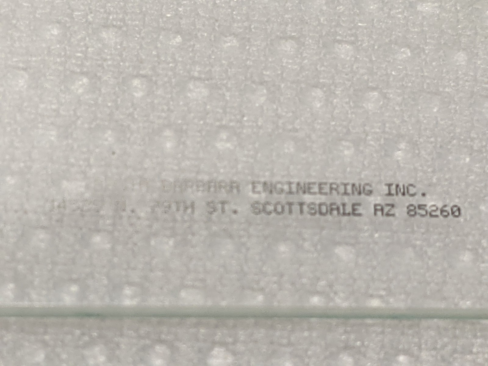 Chrome-On-Glass Rectangular Aperture 1x5mm Test Target ~50mm Plate