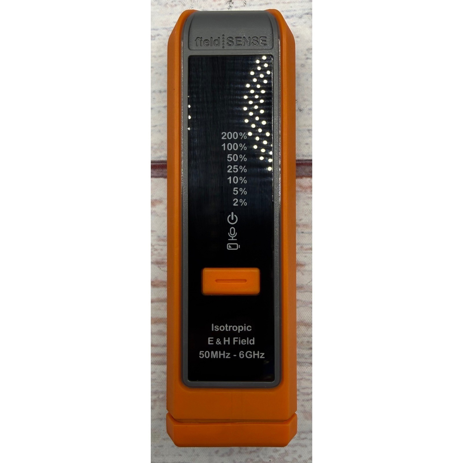 FieldSENSE 2.0 Personal RF Monitor Isotropic E & H Field 50MHz – 6GHz Orange