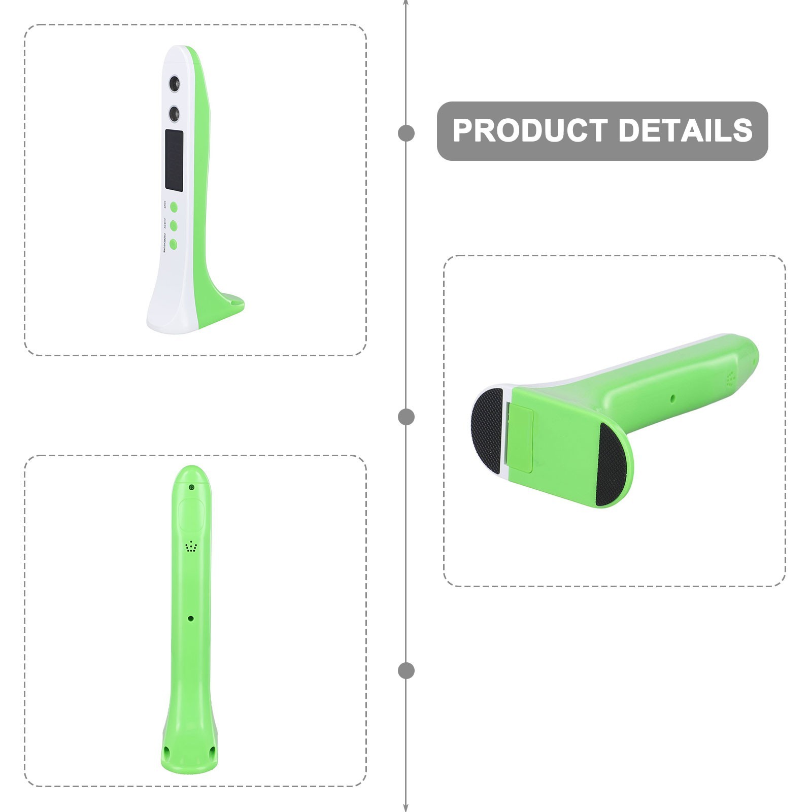 Portable Body Height Stadiometer Handheld Cordless Measurement Instrument 200cm