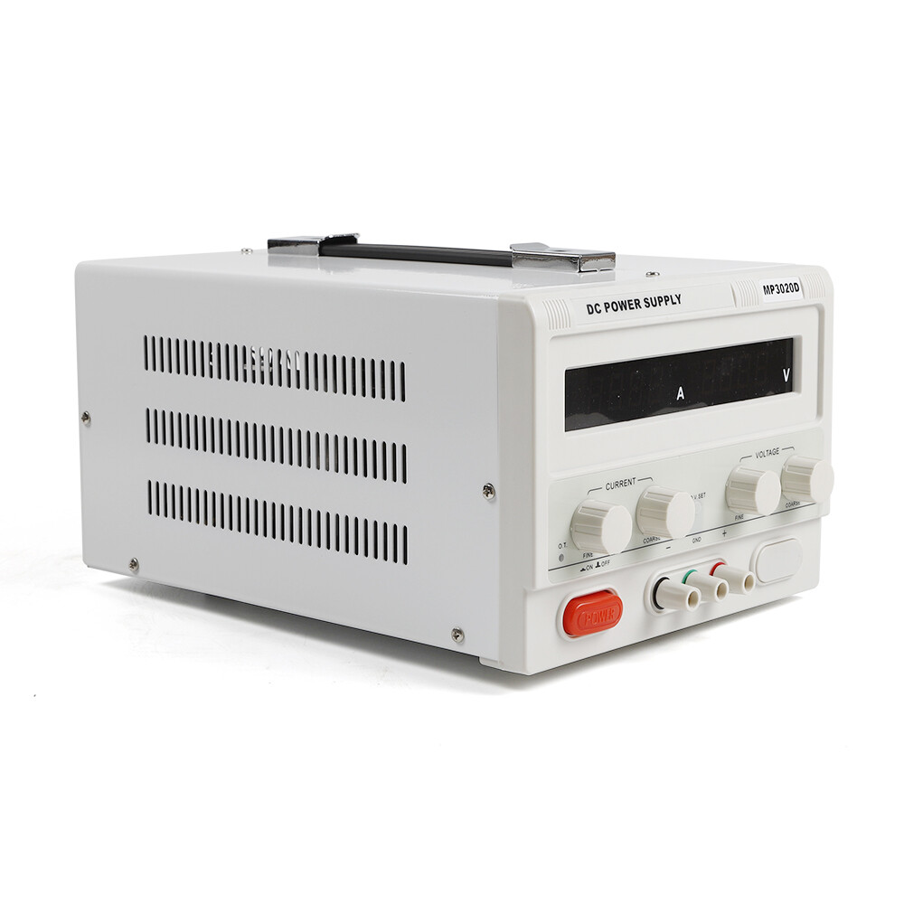 MP3020D 30V 20A DC Power Supply Variable Adjustable High Precision Digital Cord