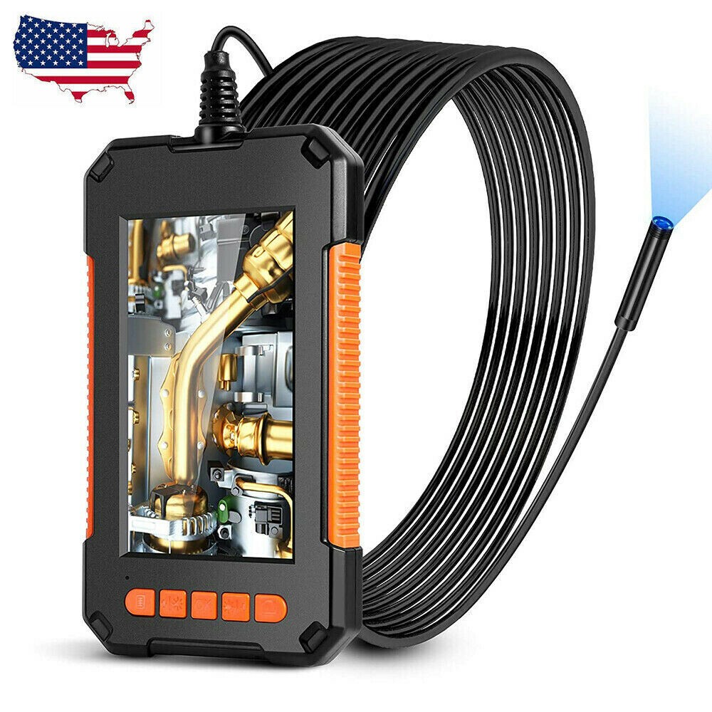 LCD Endoscope 1080P HD Industrial Borescope 4.3inch 8mm Inspection Snake Camera