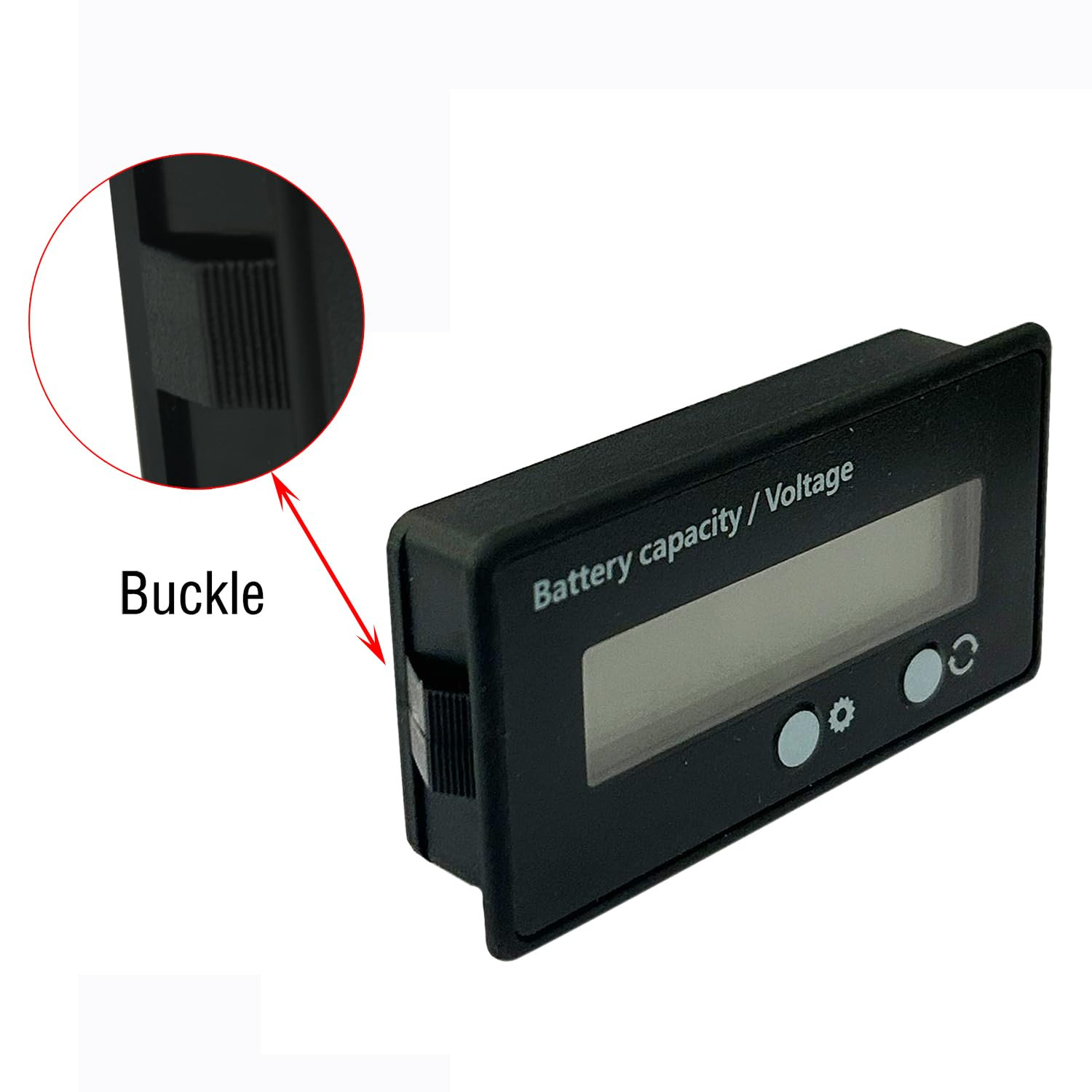 1/2x Battery Meter 12V Battery Capacity Voltage Indicator Battery Gauge Monitors