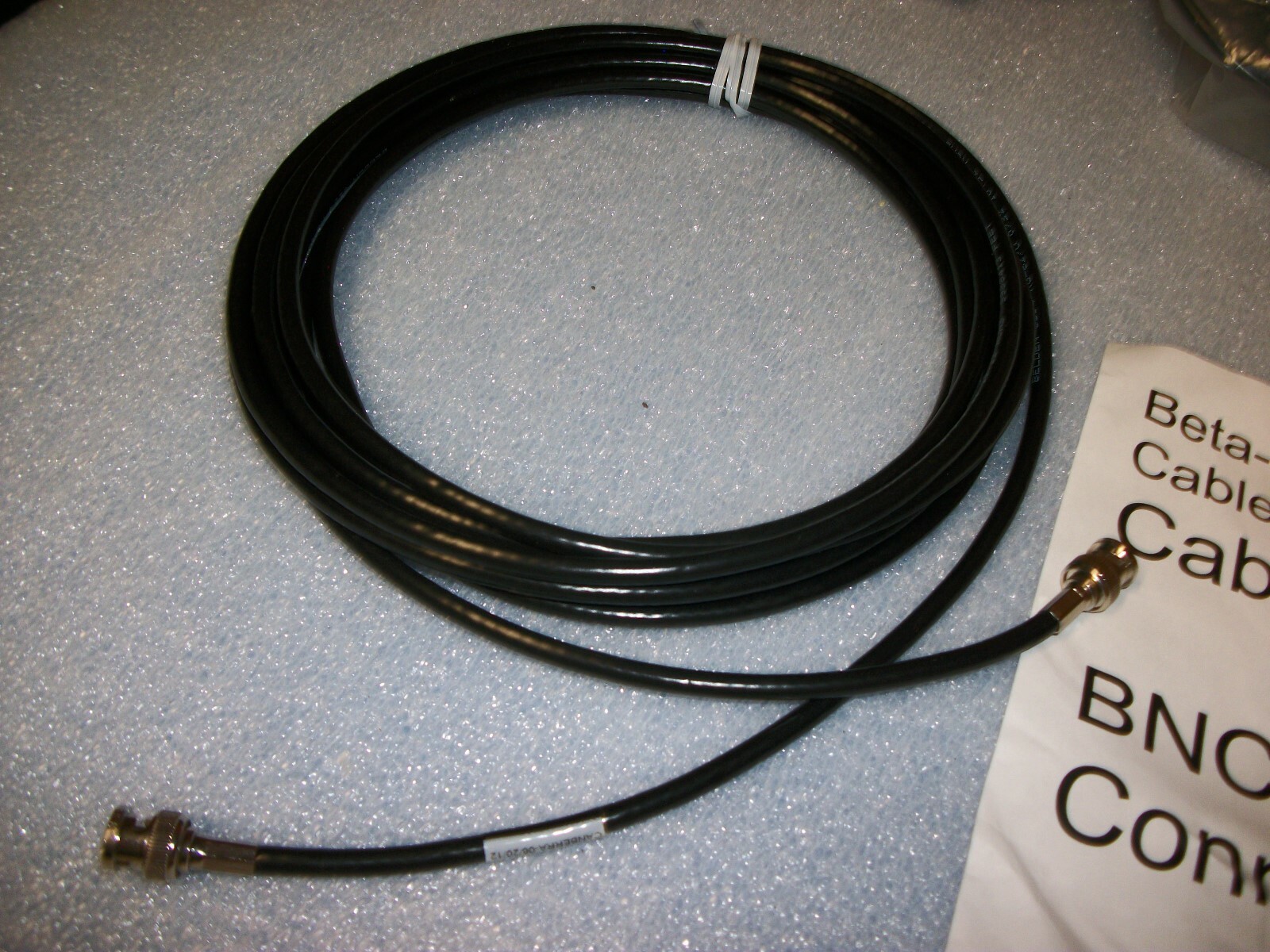 NEW CANBERRA BETA-GAMMA CABLE MODEL C-120 BNC TO BNC 20 FOOT