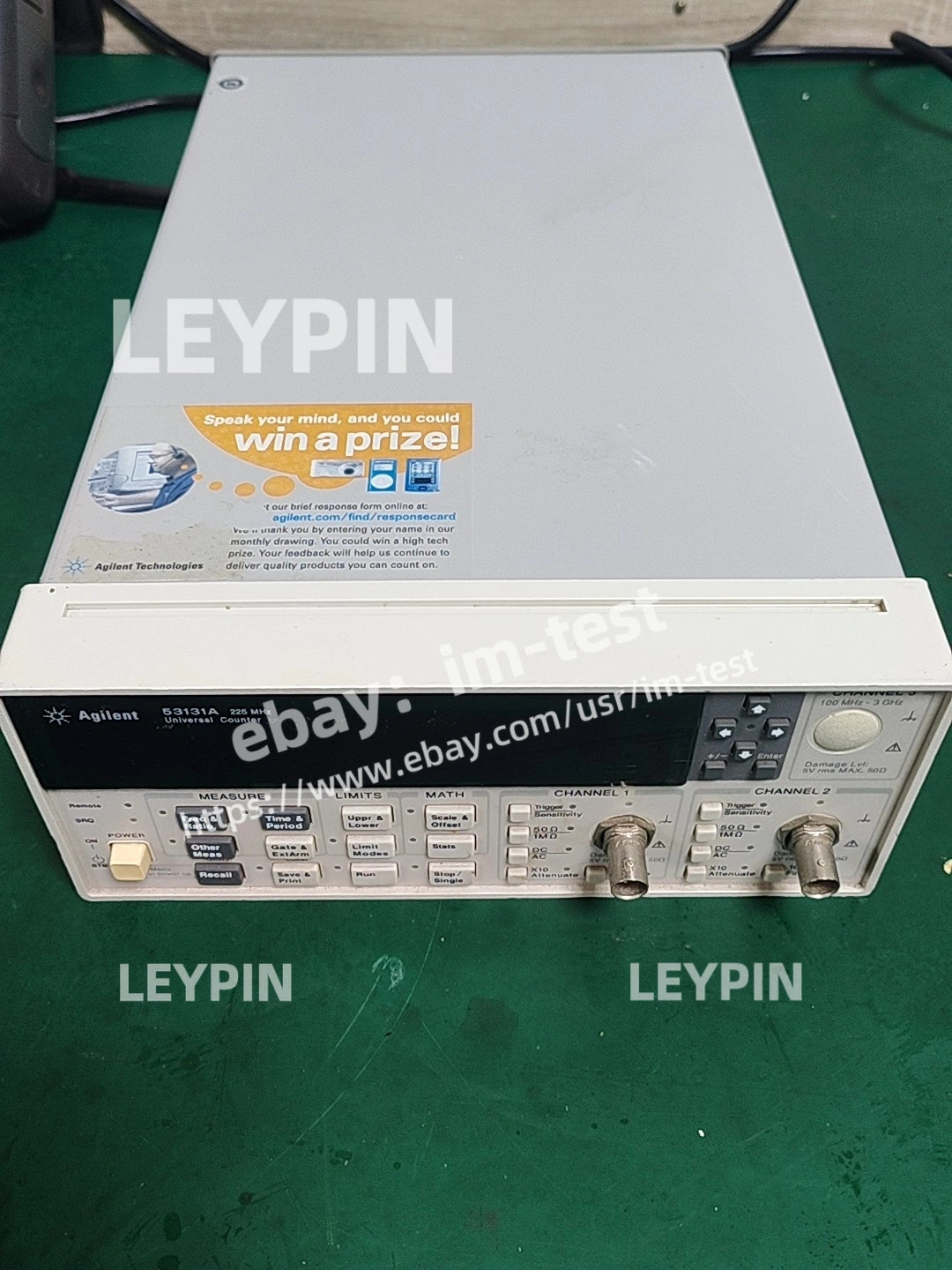 1 pcs 53131A Agilent KEYSIGHT 225MHz REQUENCY UNIVERSAL COUNTER*im