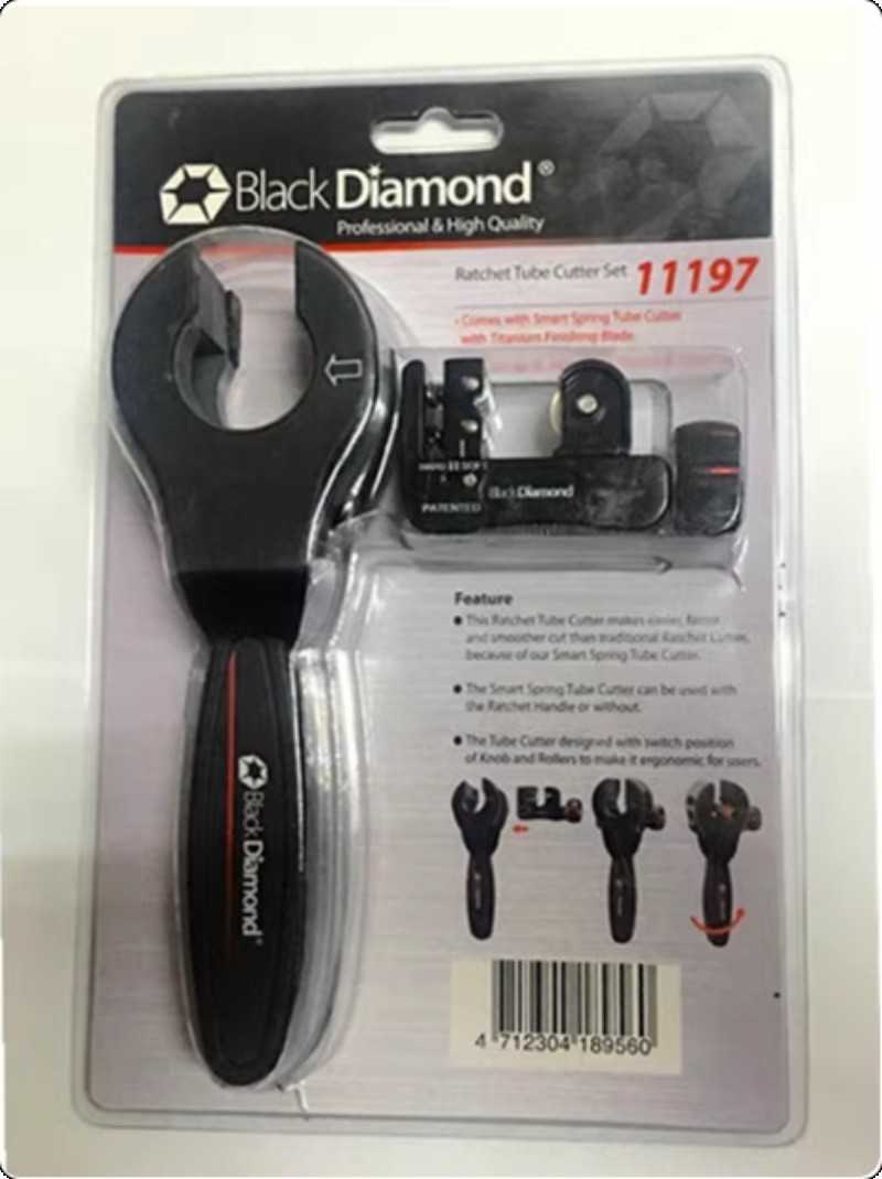 4-22mm, 11195 Model Black Diamond Mini Size Tube Cutter with Ratchet Handle