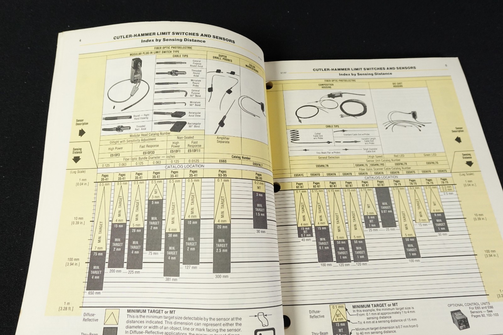 Cuttler-Hammer Sensor/Limit Switch Catalog 1985 Vintage Eaton Corp
