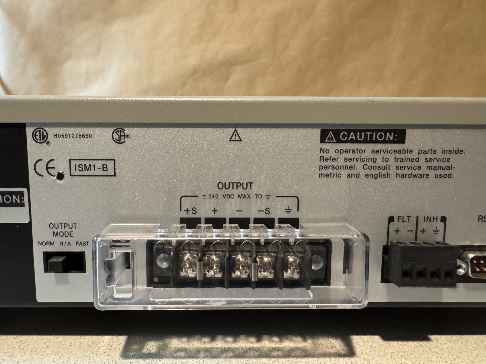 HP 6632B System DC Power Supply 0-20V/0-5A 100W