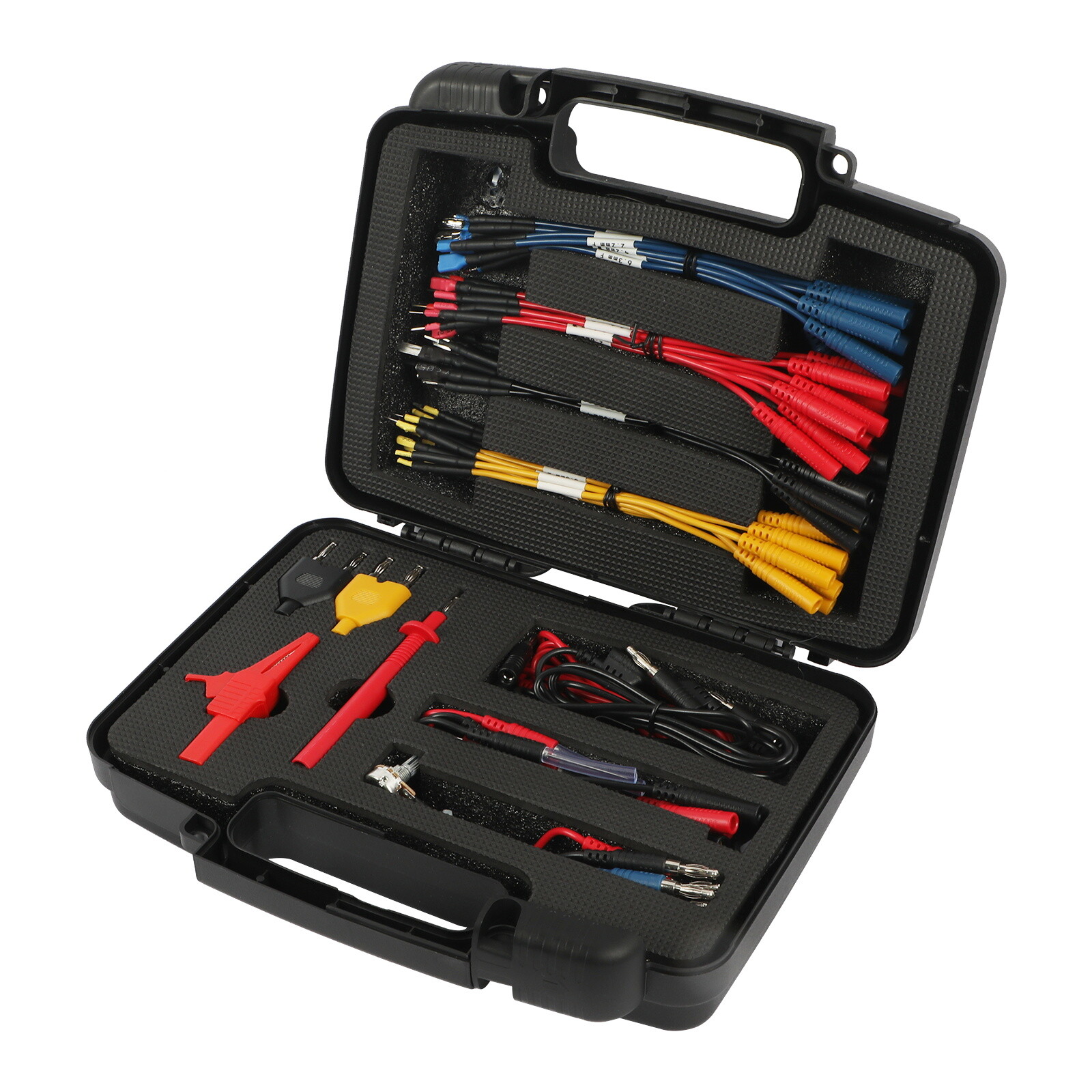 68x Electrical Multimeter Test Leads Probe Cable Oscilloscope Terminal Test Clip