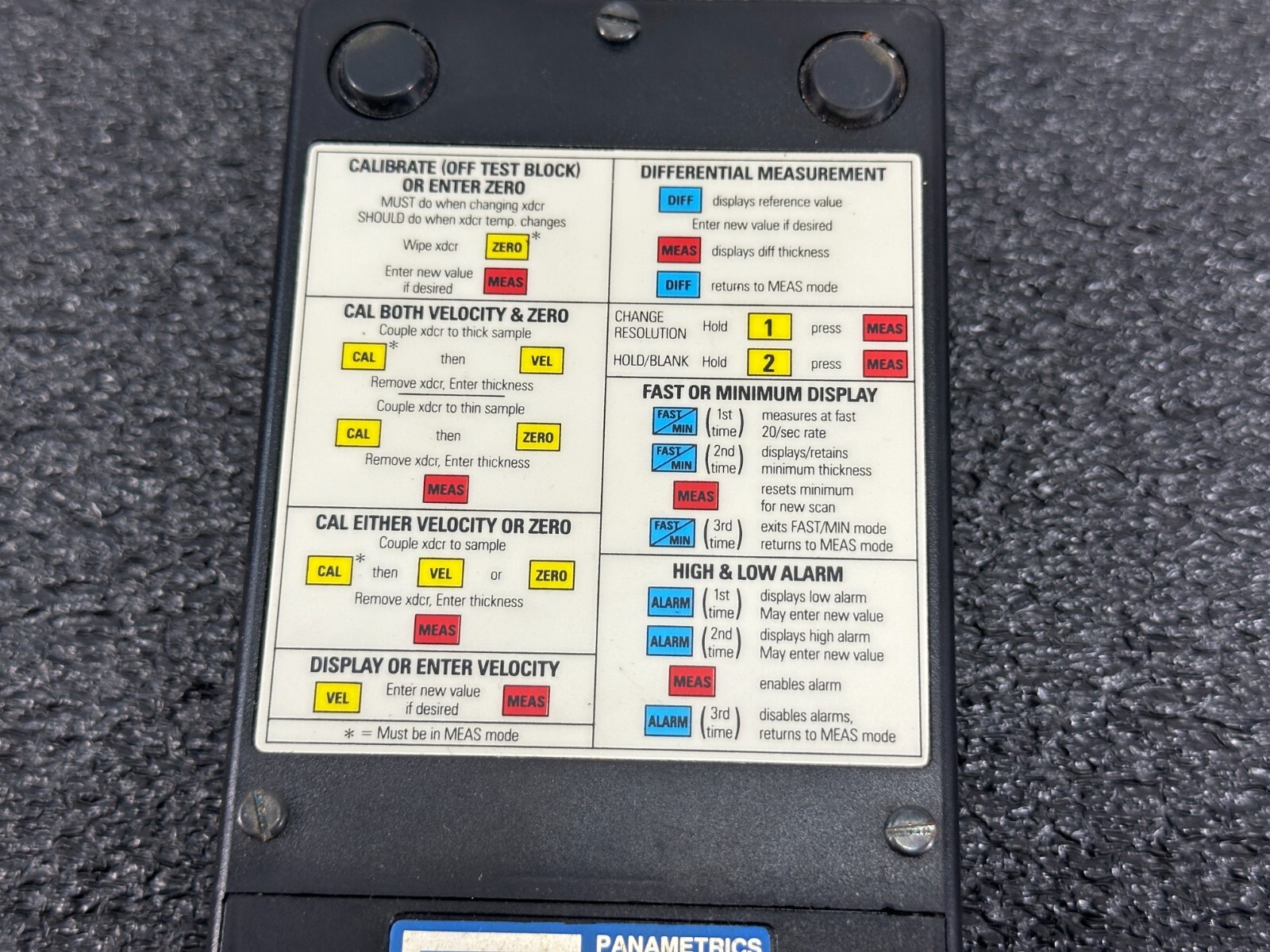 Panametrics model 26 Ultrasonic Thickness Gage AS SHOWN IN PICS FREE SHIPPING 🚚