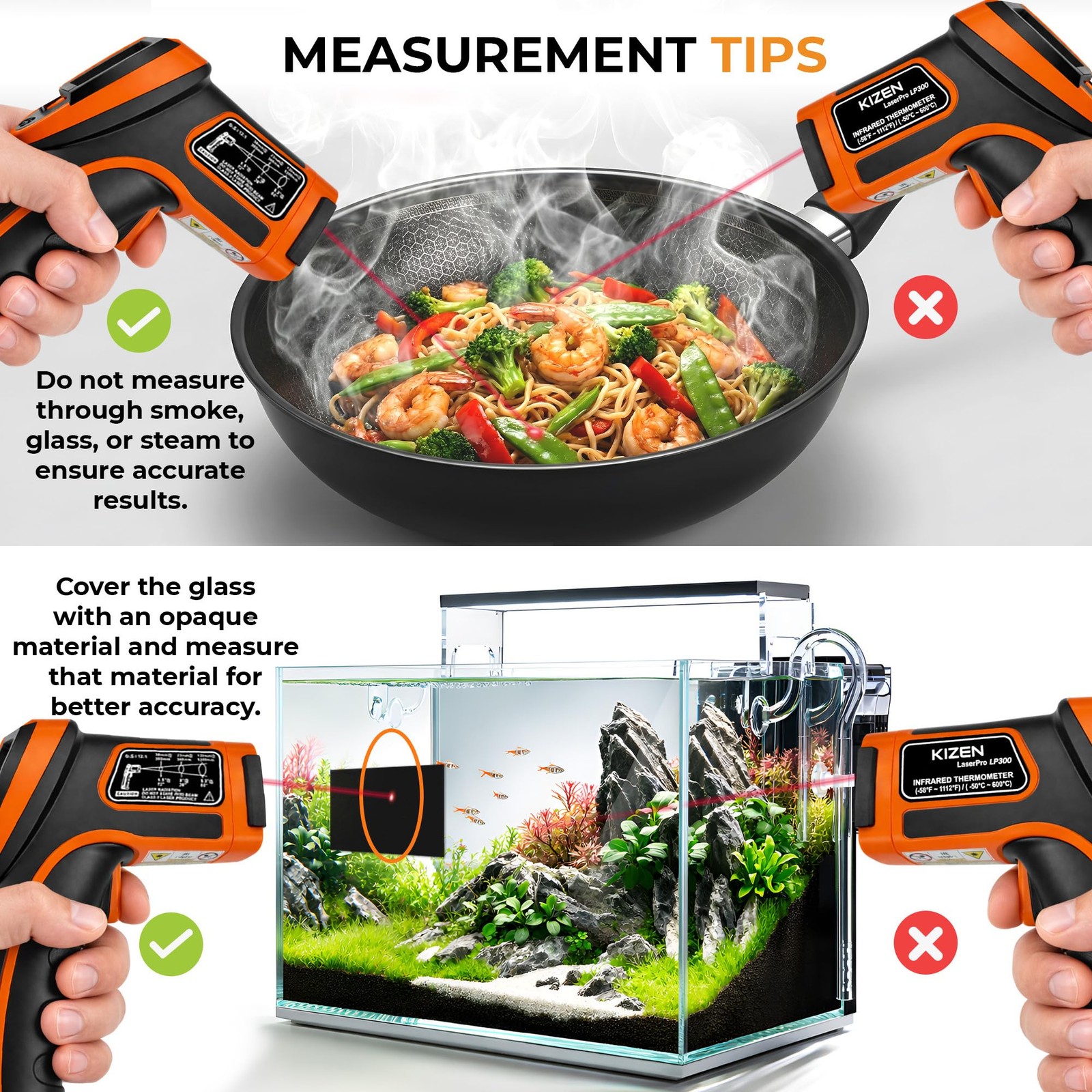Infrared Temperature Gun – Handheld Surface Infrared Thermometer for Griddle,…