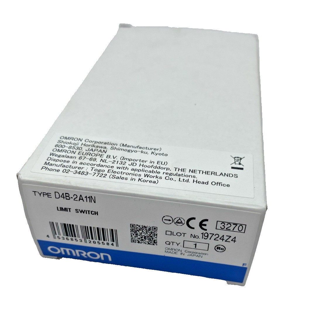 D4B-2A11N, OMRON Limit Switch, 2A/400V