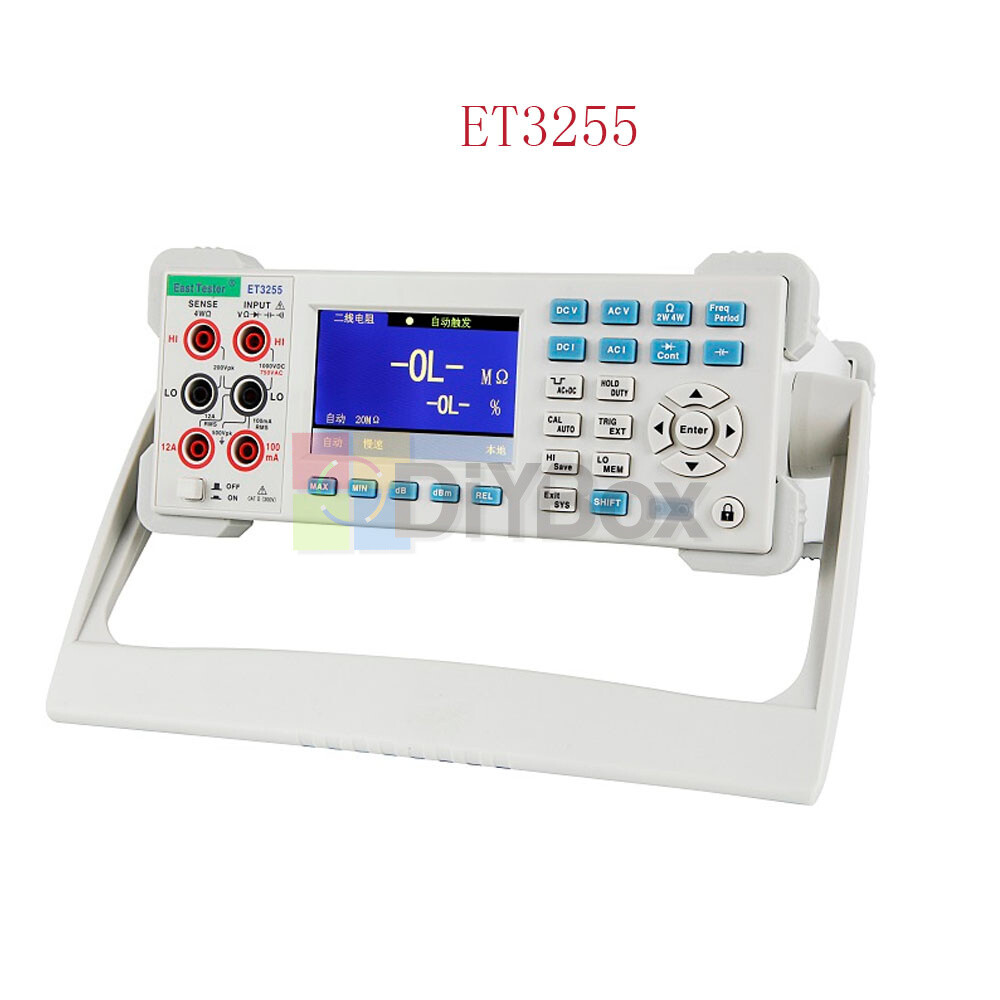 ET3240 ET3255 3.5in Screen TFT LCD USB RMS Digital Multimeter Tester 4½ 5½ Digit