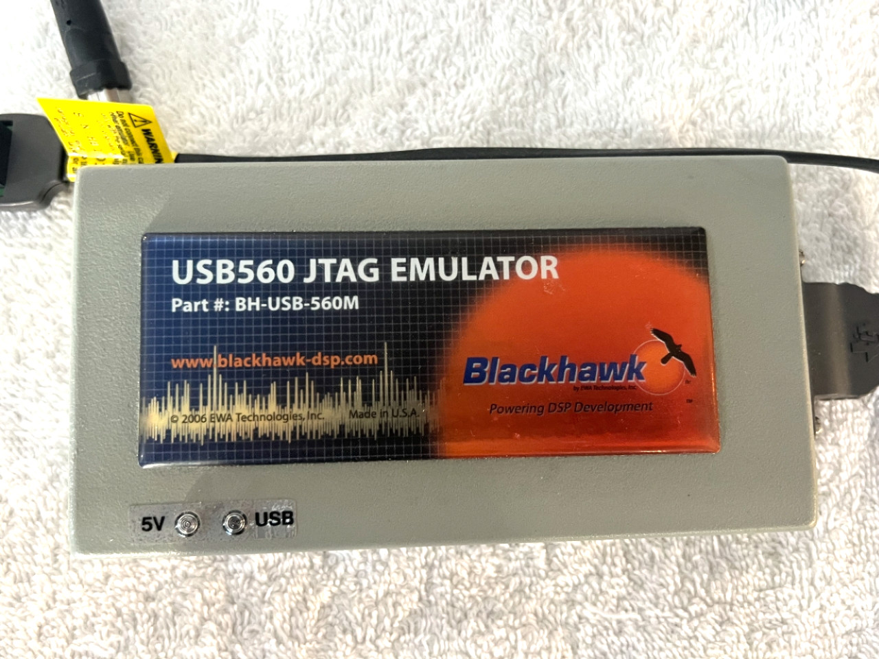 Blackhawk USB560 JTAG Emulator BH-USB-560M Rev G DSP Debugger