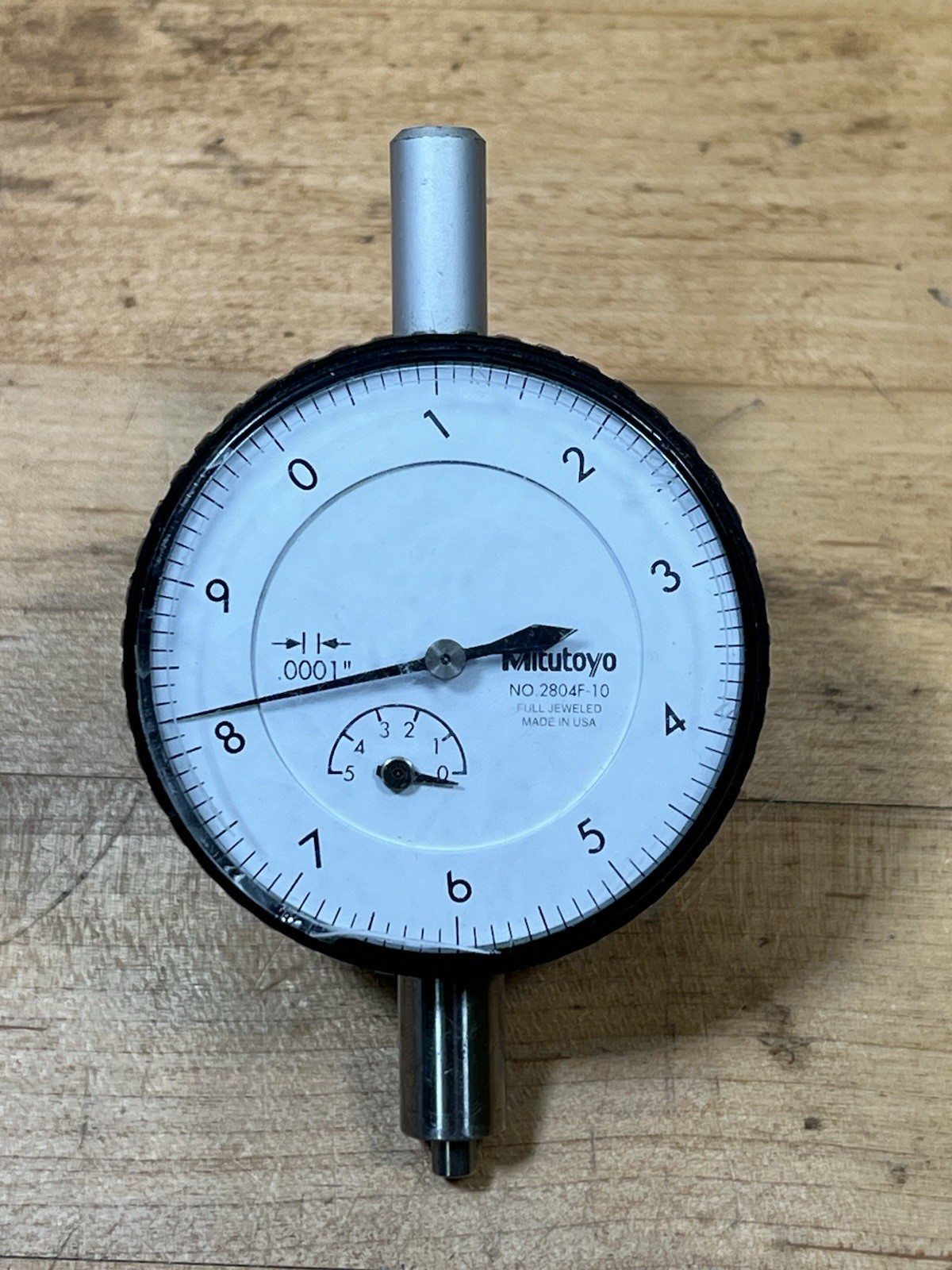 Mitutoyo 2804F-10 Dial Indicator 0.0001″ – Fully Functional – Made in USA – READ