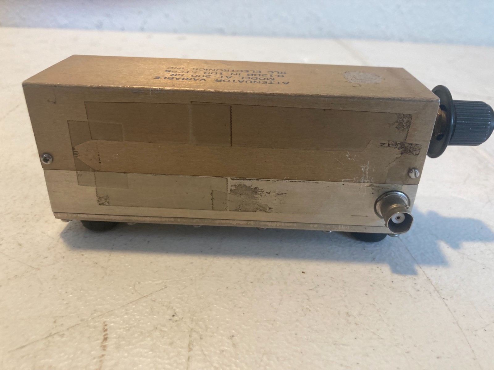 RLC Electronics AT-200-SR Variable Step Attenuator, 0-12dB in 1 dB Steps
