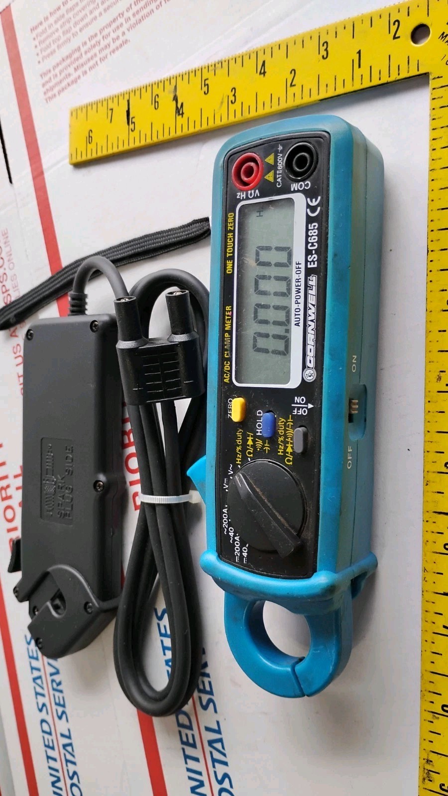 Blue Power Cornwell Ac/DC Clamp Meter ES-C685 AUTOMOTIVE AIRCRAFT TESTED GOOD