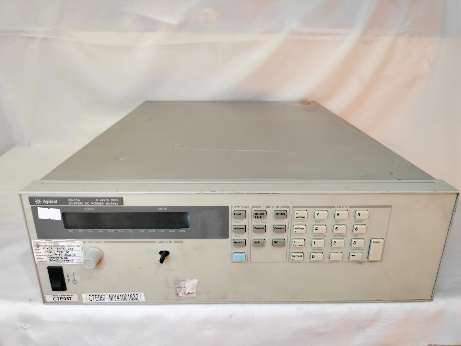 Agilent 6672A System DC Power Supply 0-20V/0-100A Made in Malaysia MY41001632