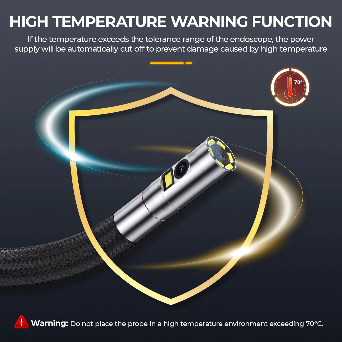 4.3-inch IPS LCD Articulating Inspection Borescope Camera Endoscope Dual Lens
