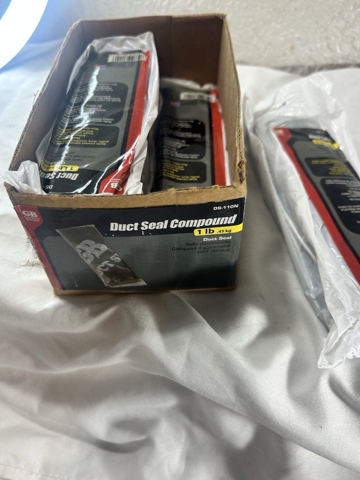 Gardner Bender Duct Seal Compound DS-130 1 lb Pug Lot of 4