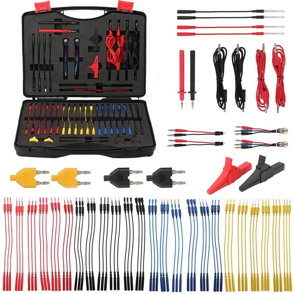 Automotive Circuit Test Lead Kit 92pcs Electrical Multimeter Test Leads Kit