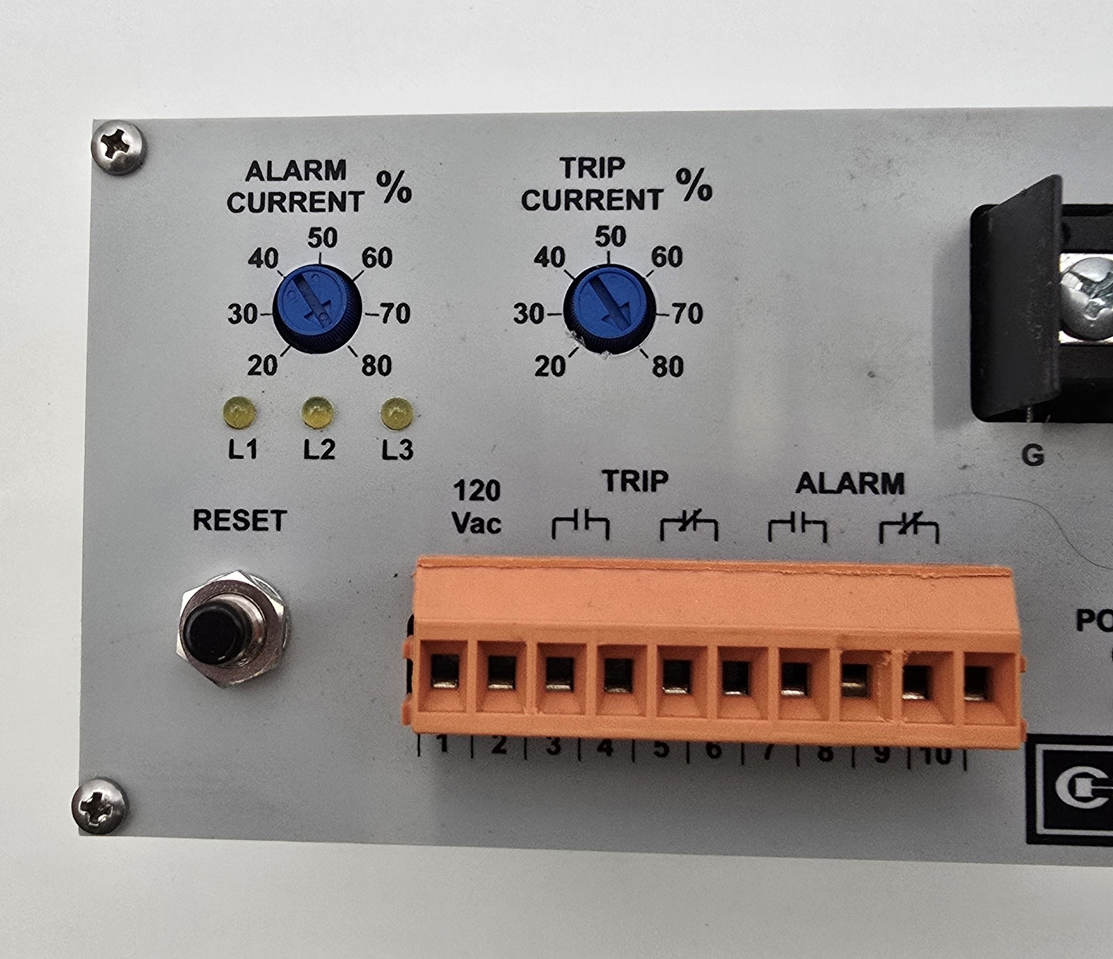Cutler Hammer D64L1A-35 Current Limit Line Insulation Monitor 35mA