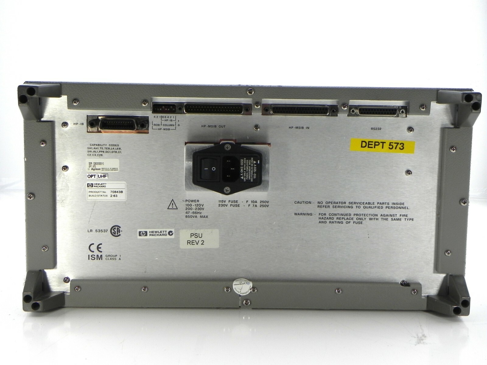 Keysight 70843B-UHF 12 Gb/s Bit Error Rate Tester
