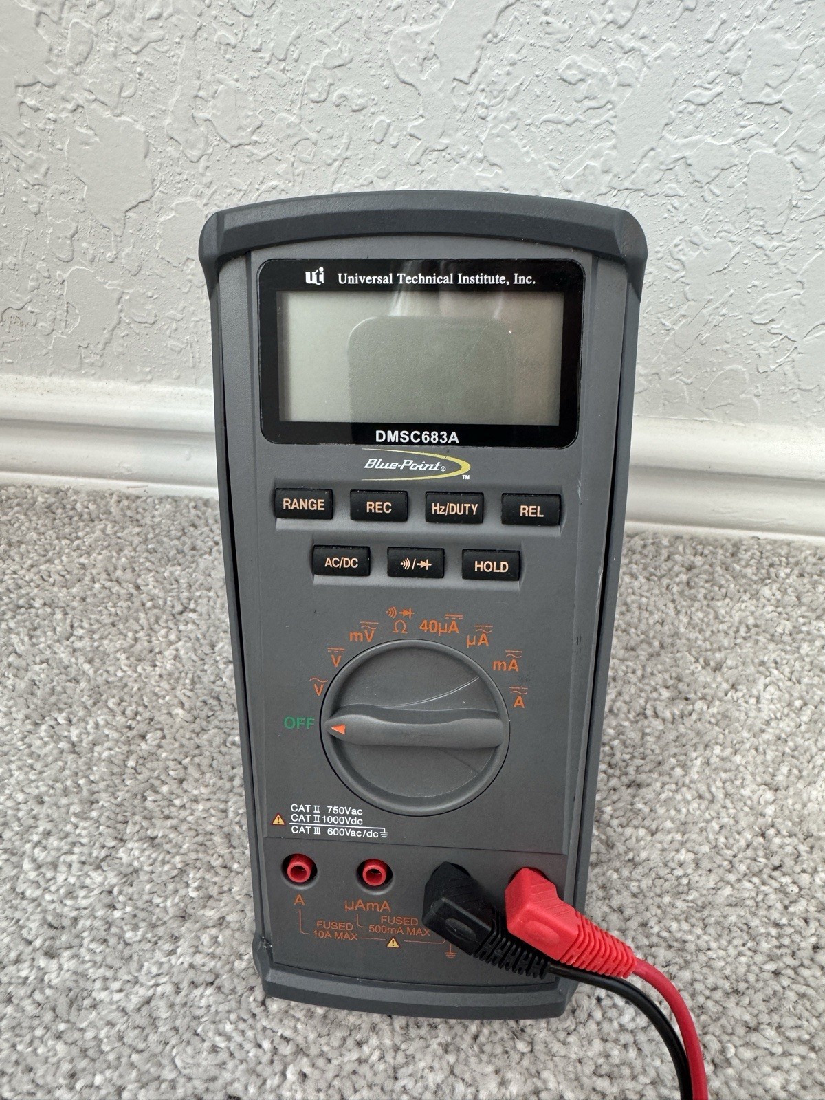 Blue-Point DMSC683A CAT III Digital Multimeter 4000 Count AC/DC V/A Ohms # 2
