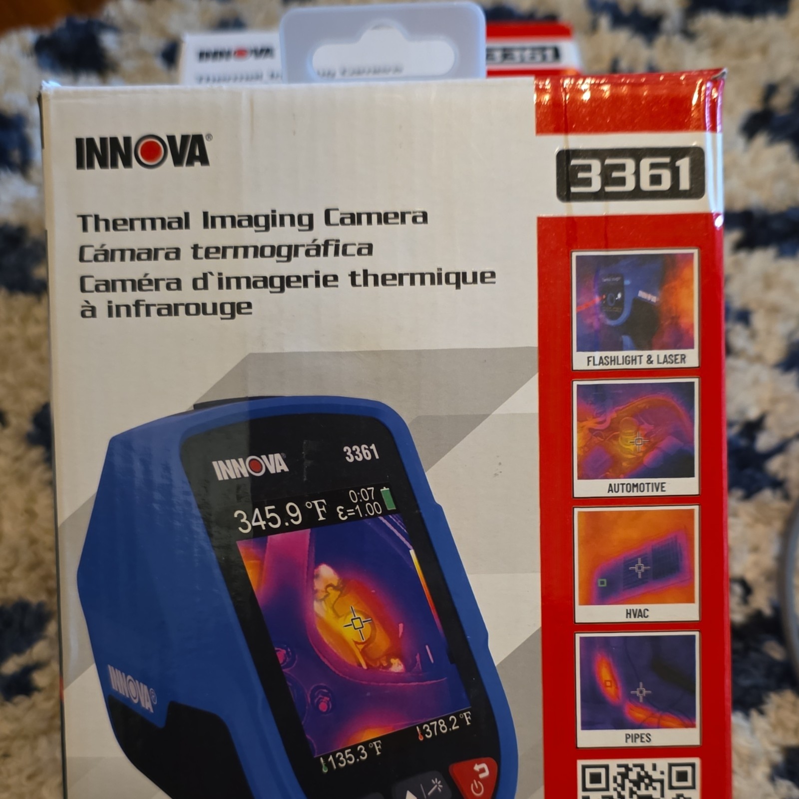 Innova 3361 Handheld Thermal Imaging Camera 32×32 IR 240×320 -4 to 1832°F