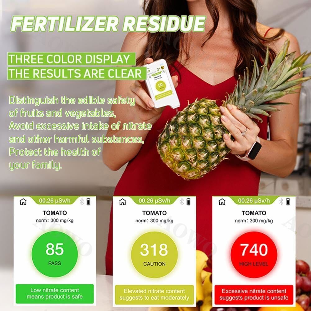 Greentest Eco 4 Nitrate Tester Radiation Geiger Counter English Dosimeter