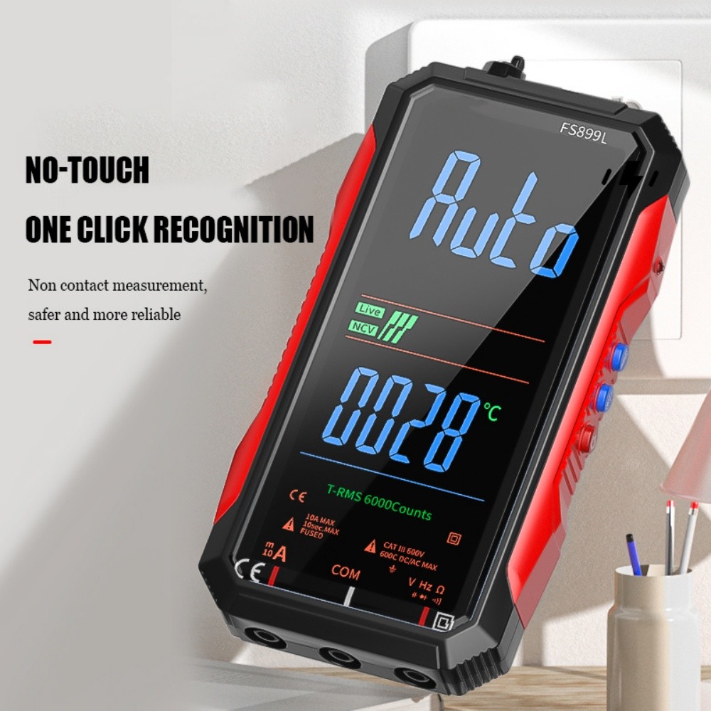 6000 Counts Digital Multimeter Tester Auto-Ranging TRMS Voltmeter Colour Display