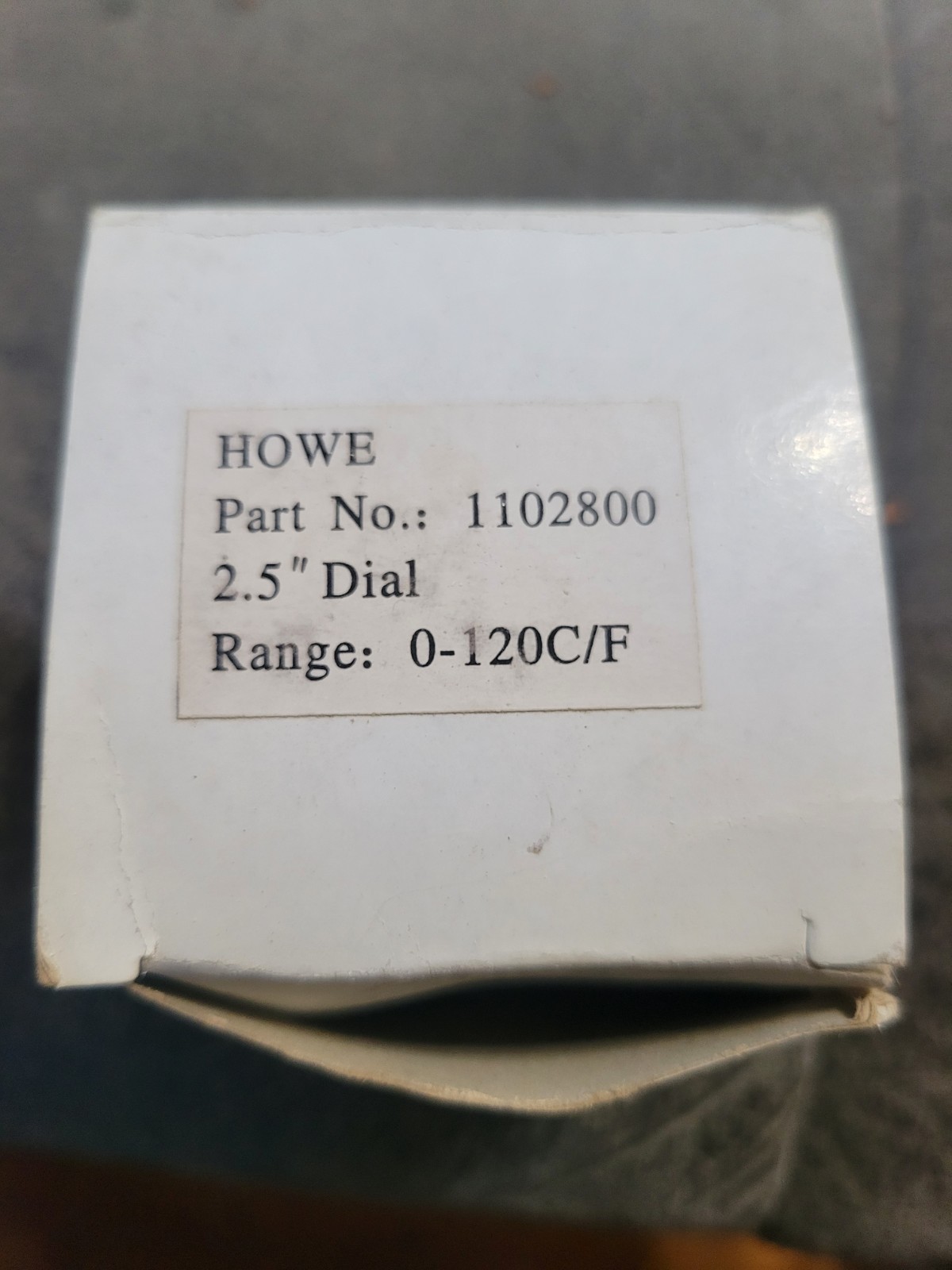 Clip on Pipe Clamp HVAC Thermometer – Howe 1102800 0-120 C/f 2.5″ Dial