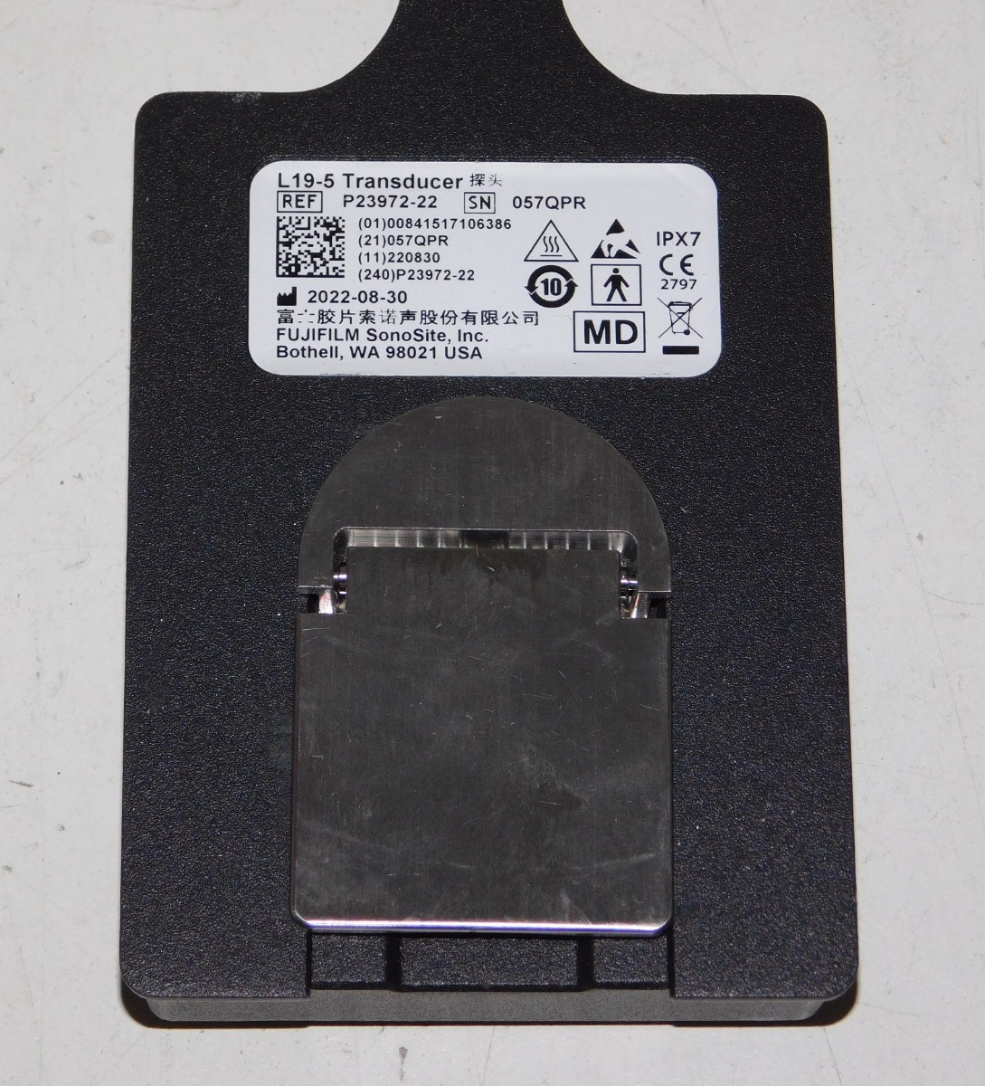 FujiFilm SonoSite L19-5 Linear Array Transducer Probe P23972-22 LX PX ST Unit