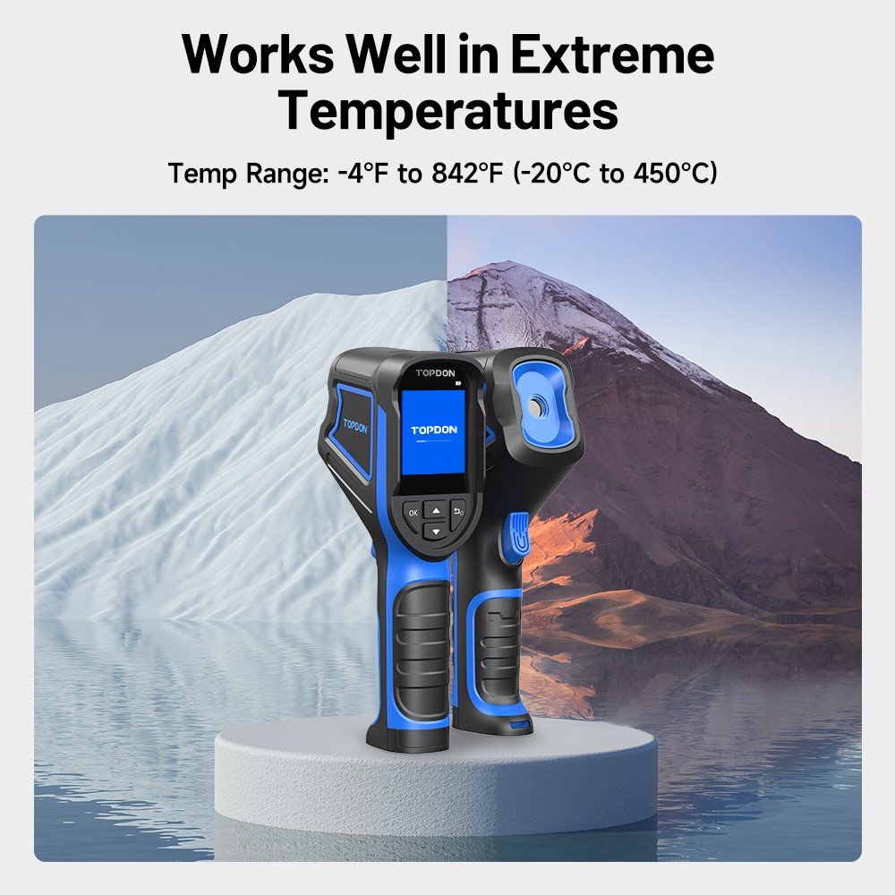 TOPDON Advanced Handheld Thermal Imaging Camera Infrared Thermometer TC004 Mini