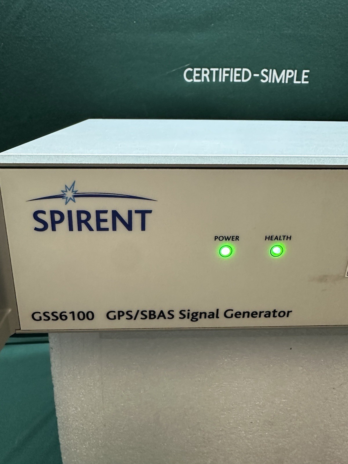Spirent GSS6100 GPS/SBAS Signal Generator – Powers On, No Accessories