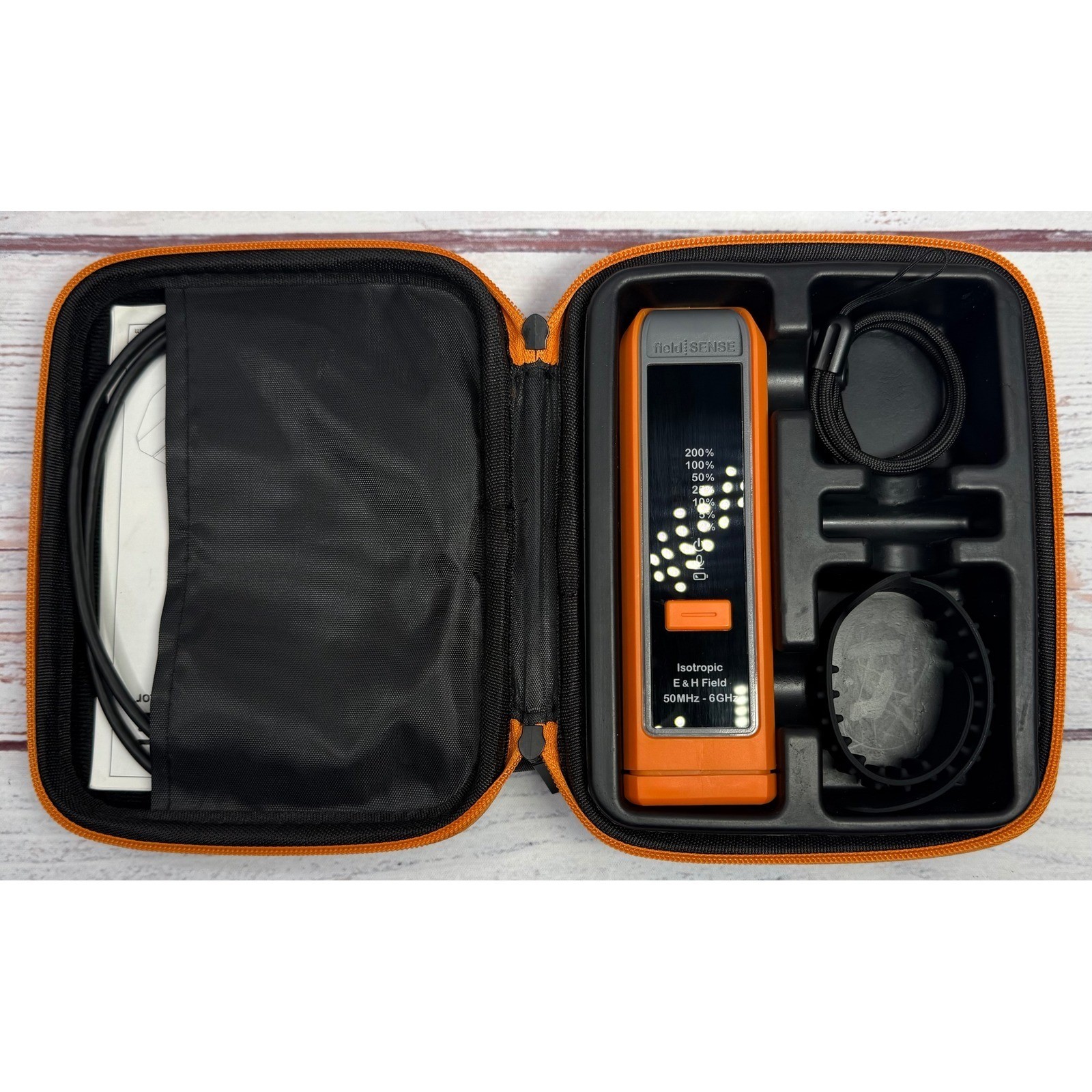 FieldSENSE 2.0 Personal RF Monitor Isotropic E & H Field 50MHz – 6GHz Orange