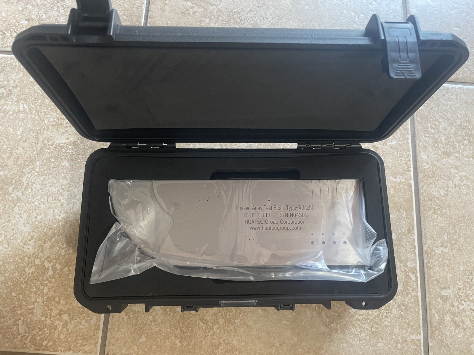 Phased Array Type A Calibration Block Ultrasonic Test Block