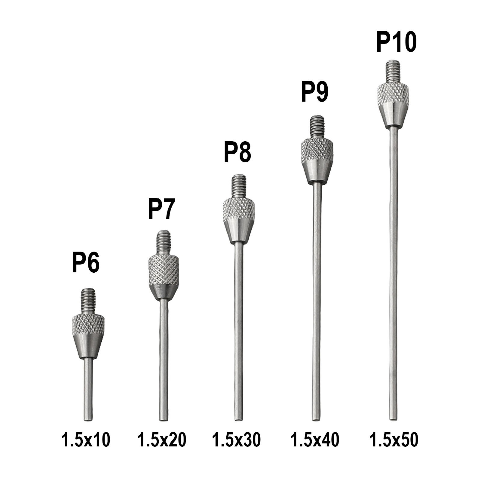 Dial Indicator Contact Point Stem Rod Depth Gauge Set for Online Sales