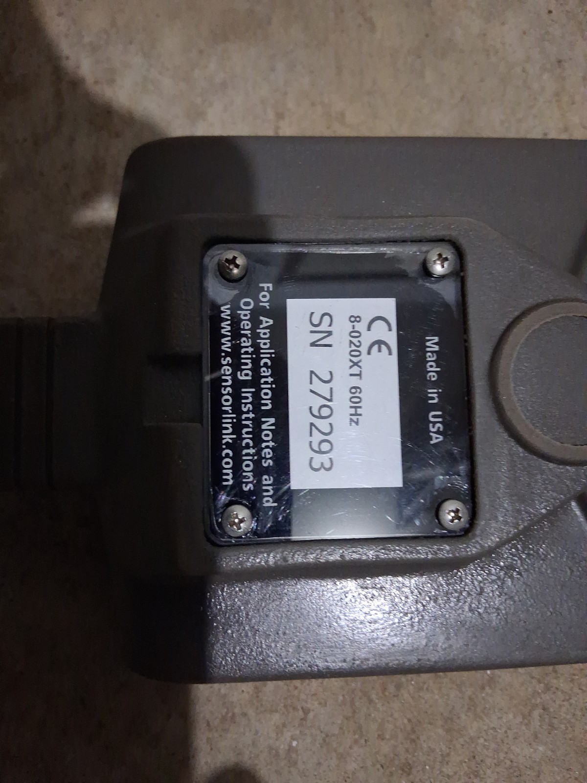 SensorLink 8-020XT AC RMS Ammeter Current Clamp 1500A with Case
