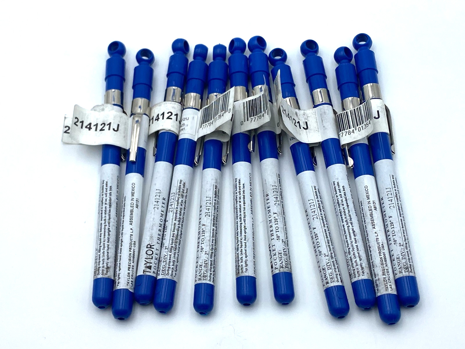 Manufacturer Varies Glass Pocket Thermometer,-30 to 120F 6DKC9 Manufacturer
