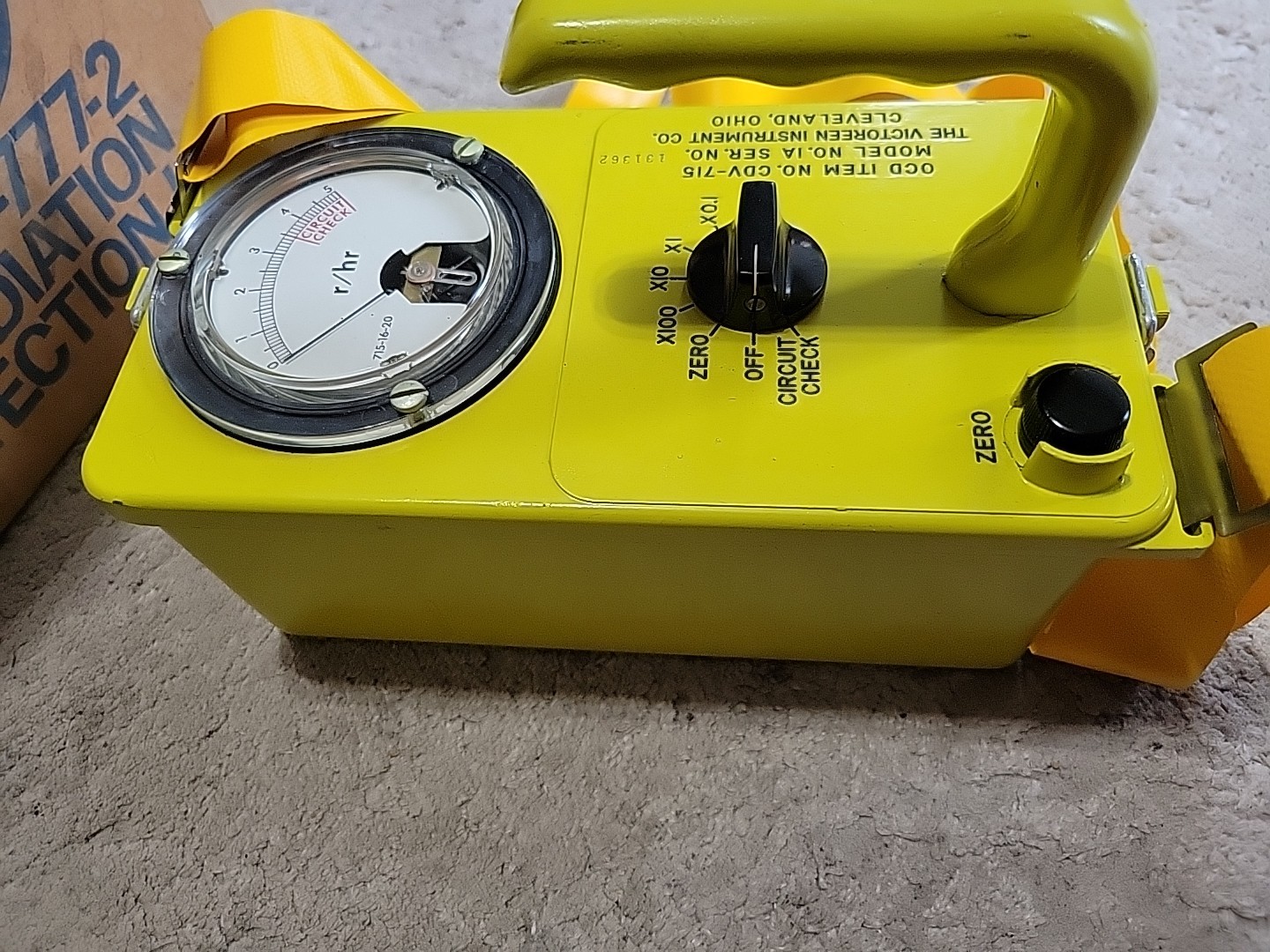 CD V-777-2 Radiation Detector Kit Cdv-715 X2
