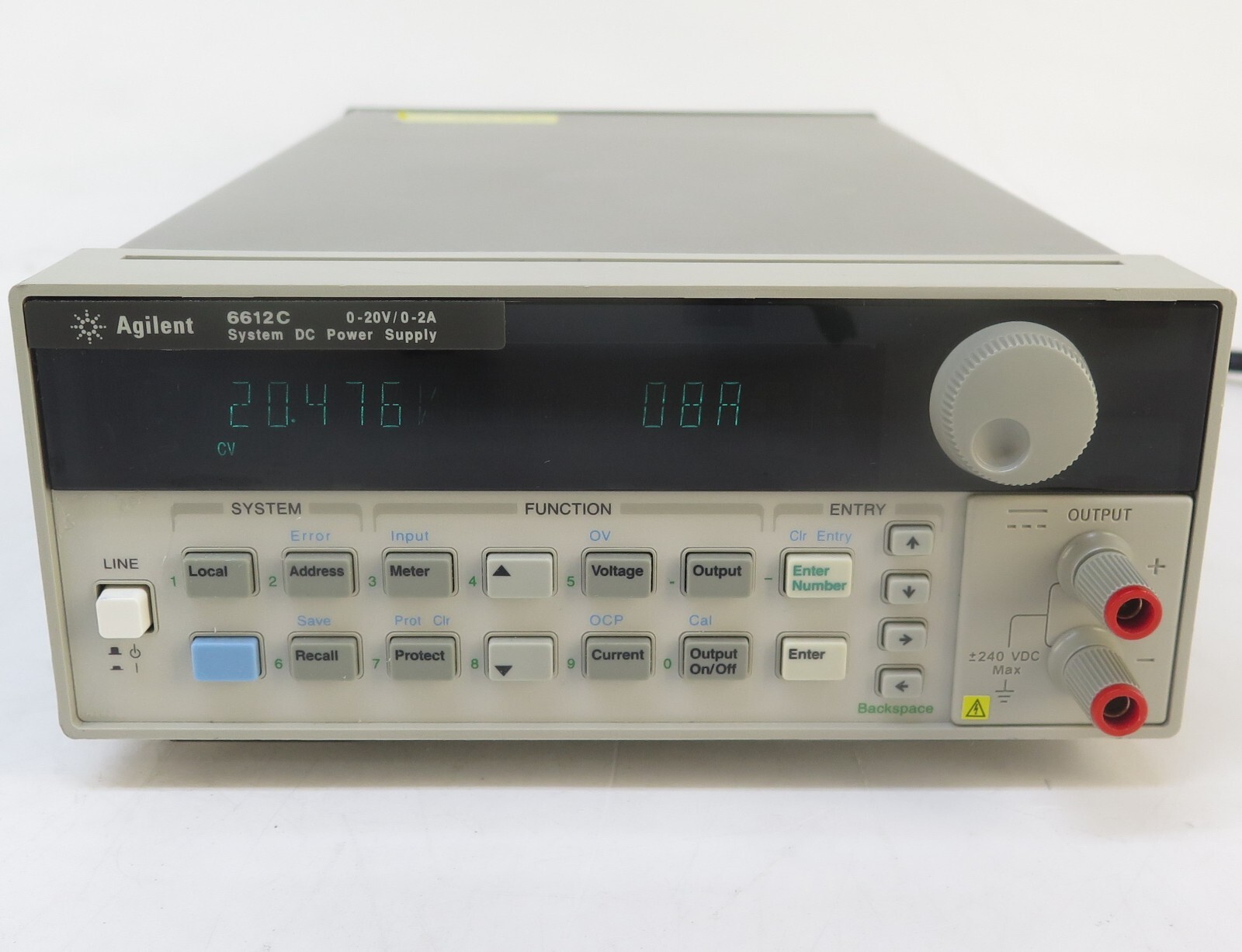 Agilent 6612C 40 Watt, System DC Power Supply 20V, 2A, HP, Keysight