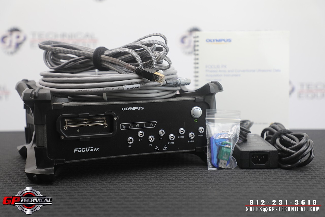 Olympus Focus PX 16:128PR Advanced Phased Array Flaw Detector – Zetec Waygate UT