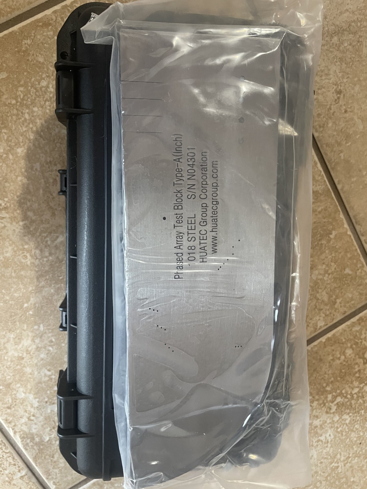 Phased Array Type A Calibration Block Ultrasonic Test Block
