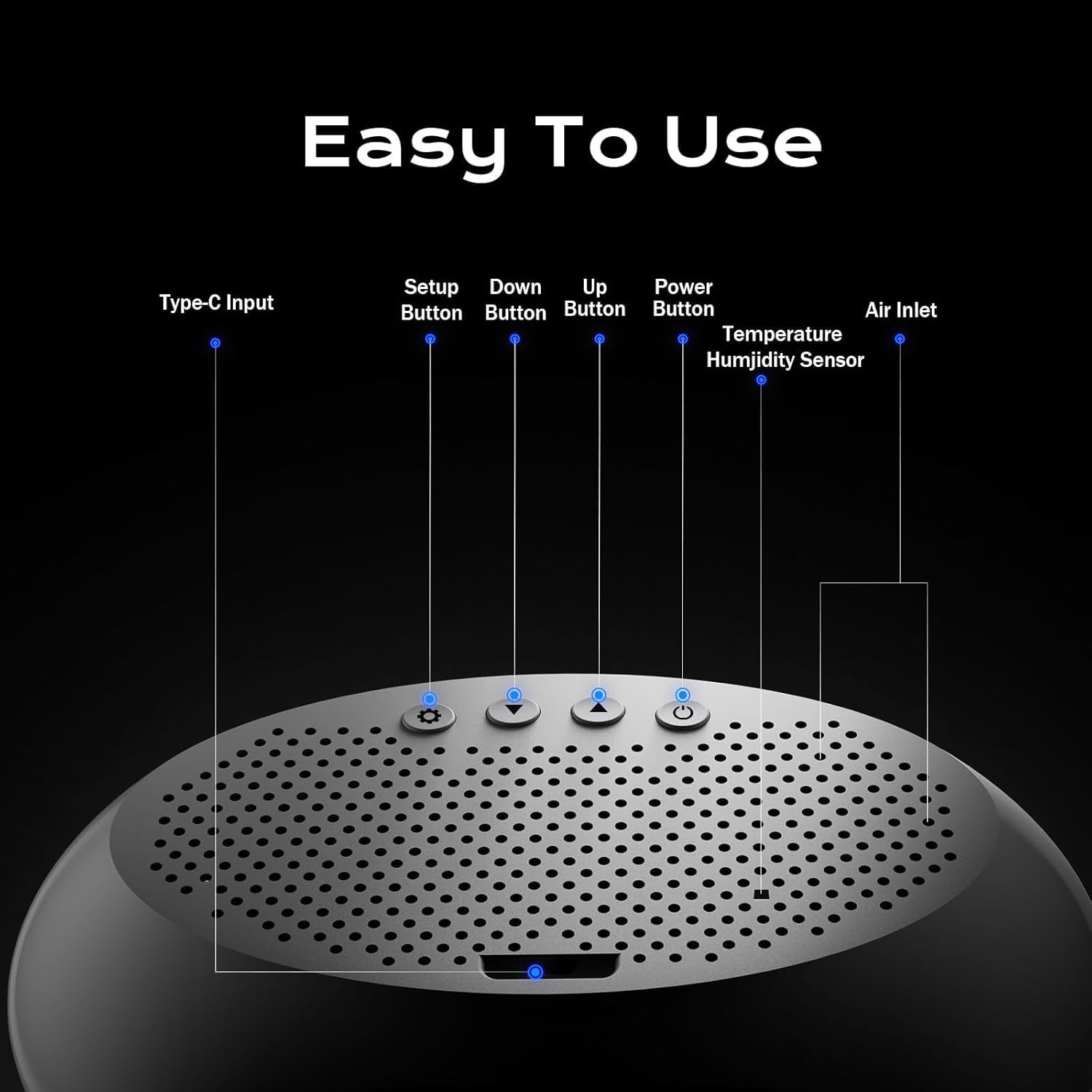 12-in-1 Air Quality Monitor Indoor, Portable Air Quality Monitor