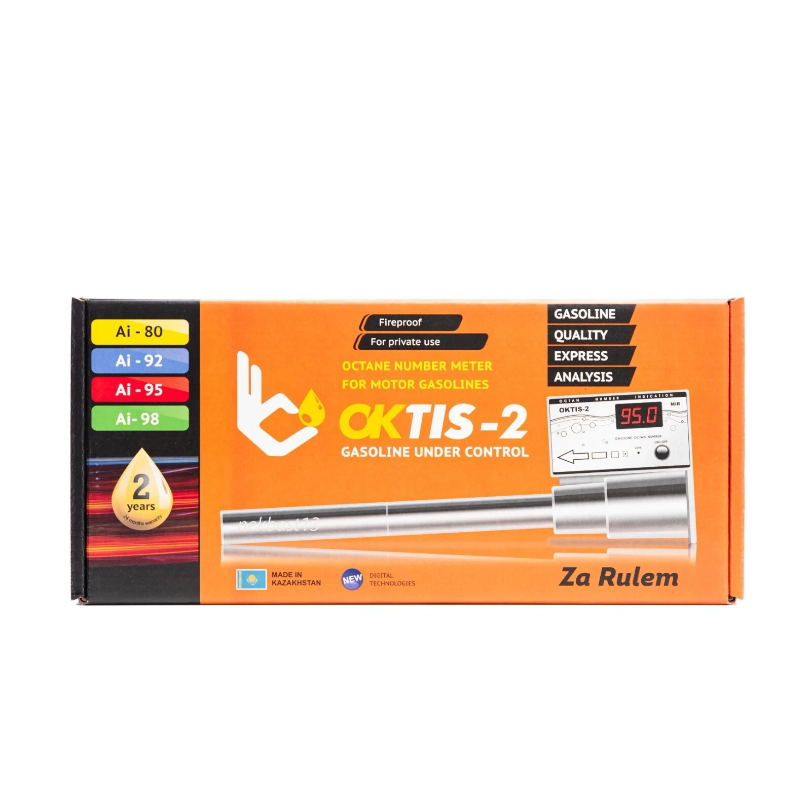 OKTIS-2 Analyzer Meter Octane Number Portable Tester. New/English version