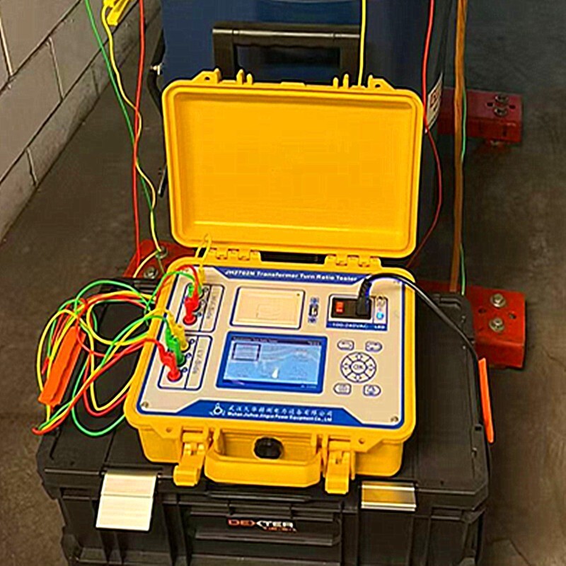 Spanish/English PT CT Test Portable TTR Meter Transformer Turns Ratio Tester