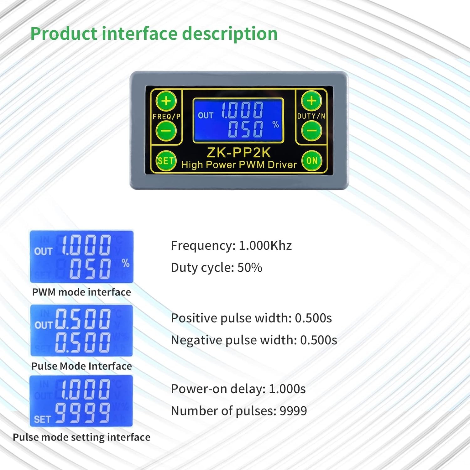 Precision PWM/Pulse Frequency Generator ZK-PP2K: Versatile Signal Control