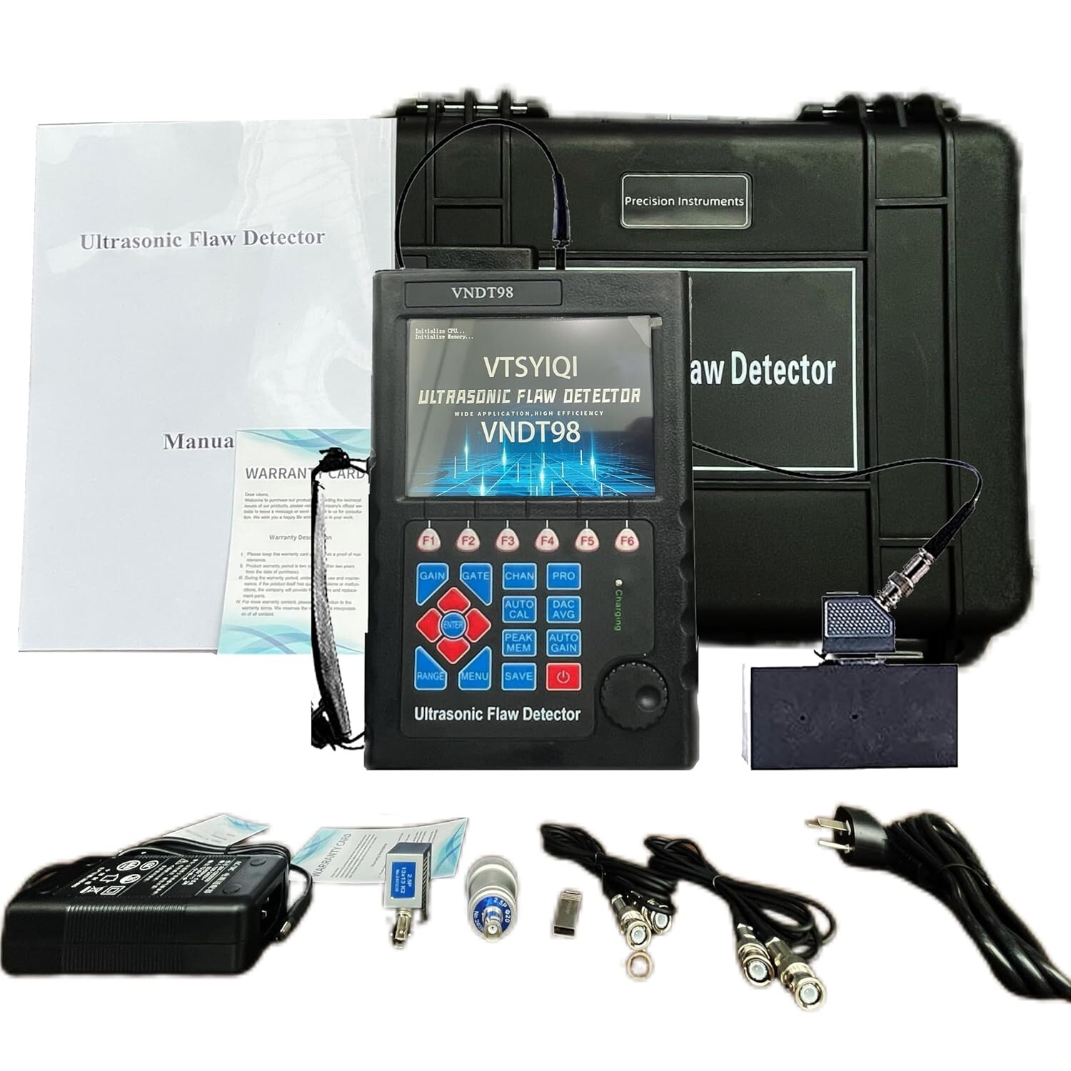 Digital Ultrasonic Flaw Detector with Range 0~10000mm Big Memory of 500 A Graph